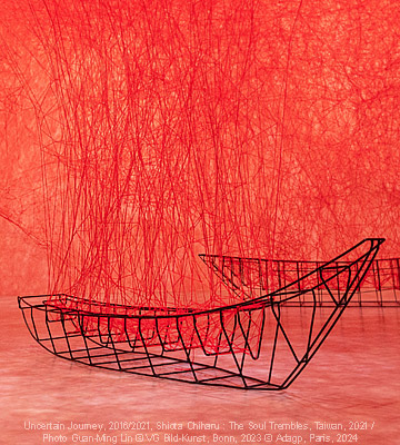 Chiharu Shiota au Grand Palais à Paris