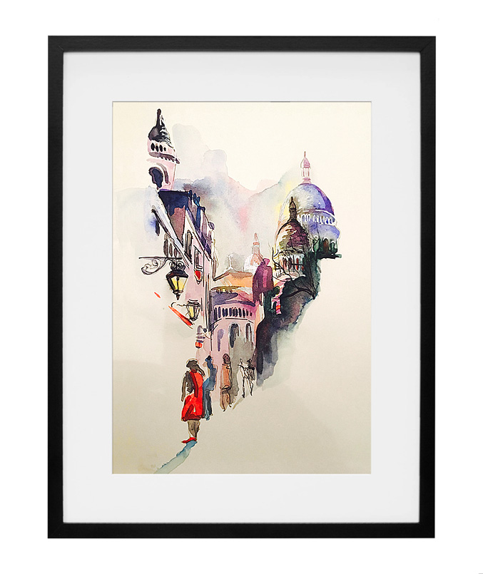 expo-paris-aquarelle-vue-de-montmartre-artiste-peintre-amalie