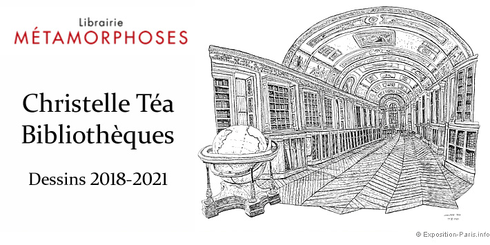 expo-paris-dessin-christelle-tea-bibliotheques-galerie-librairie-metamorphoses