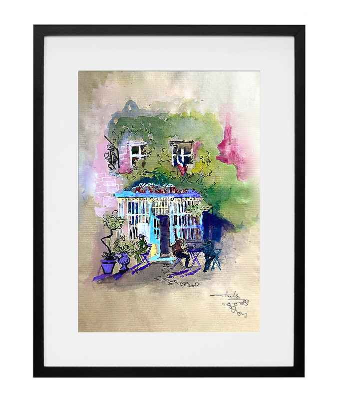 expo-paris-peinture-aquarelle-cafe-au-vieux-paris-d-arcole-amalie